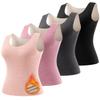 ATTIQOZI Women's Fleece Lined Thermals Underwear Tops Base Layer Tank Top Vest for Cold Weather 4,5Pairs Black/Gray/Pink/Red L view 1