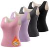 ATTIQOZI Women's Fleece Lined Thermals Underwear Tops Base Layer Tank Top Vest for Cold Weather 4,5Pairs Black/Gray/Purple/Red XL view 1