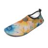 Water Shoes for Women Men Watercolor Floral Pattern Water Sports Shoes Slip-on Breathable Lightweight Athletic Aqua Sock 11/12women,9/10men view 1