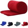 Fleece Sleeping Bag Liner, Camping Sleep Bag Travel Sheet with Zipper,Lightweight Travel Camping Sheet Sleep.(Red view 1