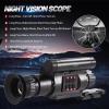 HMWOKPOT Infrared Digital Night Vision Monocular, Night Vision Scope FHD 1080P Hunting Surveillance in Total Darkness for Camping Observations,35mm view 2