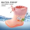 IWIHMIV Kids Rainboots Girls' Rain Boots Boys Rainboots Kids Rain Boots Toddler Rain Shoes Children Boots for Boys and GirlsPink,3 Years view 3