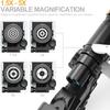 Feyachi M57 1.5X - 5X Magnification Red Dot Magnifier with Focus Adjustment and Flip to Right Side Mount, Color Black view 2