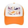 RLDOBOFE Baseball Cap Golf Dad Hat for Men Women Adjustable Baseball Hat Dinosaurs and Cacti Dad Cap Unconstructed view 4