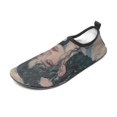 Water Shoes for Women Men Behind Me is The Moon Water Sports Shoes Slip-on Breathable Lightweight Athletic Aqua Sock 11/12women,9/10men