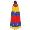 WHJYYXDE Flag of Venezuela Pattern Quality Halloween hooded cape Hooded Cloak Suitable for cosplay costumes view 4