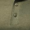 Men Long Sleeve Cotton Henley Shirs Lightweight Casual Soild Button Basic T Shirts Fashion Slim Fit Pullover Top (Medium,Green) view 3