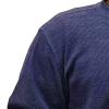 Men Waffle Thermal Henley Shirt Fashion 3-Button Long Sleeve Shirts Casual Pullover Athletic Tee Shirts (Large,Dark Blue) view 2