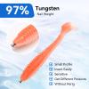 Fishfun 12/20pcs Tungsten Nail Weights for Neko Wacky Rig Fishing, Insert Pencil Worm Sinkers for Bass Fishing, 7/64oz, 20pcs view 2
