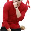 Mens V-Neck Long Sleeve T-Shirts Slim Fit Casual Thermal Workout Shirts Lightweight Soft Baseball Pullover Tops (3X-Large,Red) view 2