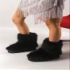ZJWBB Snow Boots for Women 2024 Fuzzy Fluffy Mid Calf Snow Boots Suede Warm Fur Lined Booties Flat Fashion Boots view 2