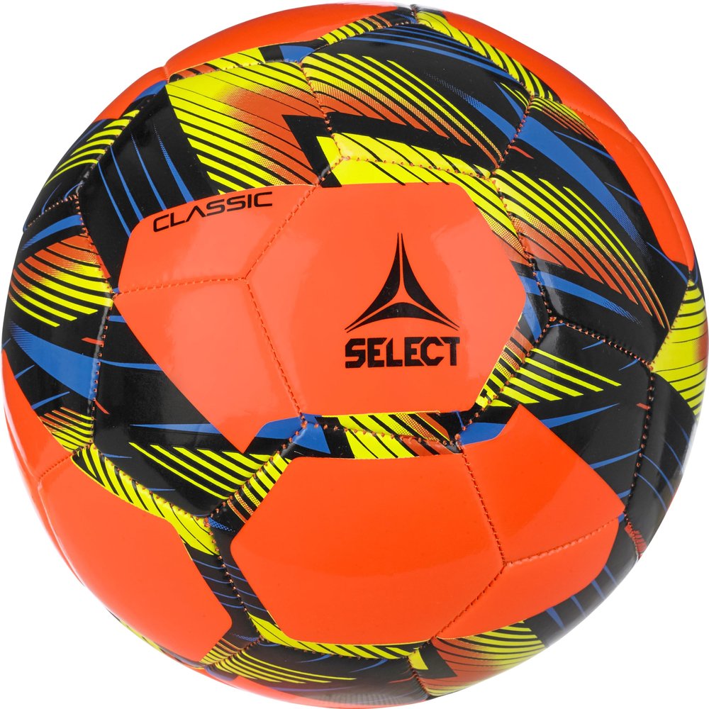 Select Classic Soccer Ball, Orange V24, Size 4