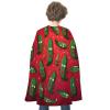 Funny Pickle Funny Halloween Cape Costume Superhero Cloak for Cosplay Parties for Men Women view 1