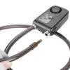 Bike Lock, Alarm Bike Lock, Anti Theft Chain Lock, 4 Digit Combination Anti Theft Bike Lock, Smart Alarm Lock for Bike, Motorcycle, Scooter, Door view 3