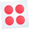 BRIGHTFUFU 3sets Air Hockey Paddles and Kit 50mm Replacement for Table Hockey Handles Paddles for Game Room 8pcs*3 view 4