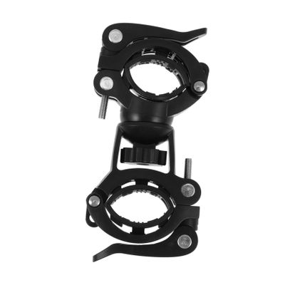 COOLHIYA 2pcs -Skid Shockproof Bike Flashlight Holder Mount for Cycling Easy to Install Light Clamp Compatible