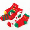Hyiideong Christmas Socks for Boys Girls in Bulk 5 Pairs Xmas Socks for Unisex Toddler Baby Kids Holiday Festival Socks 5 Pack B 5-7 Years view 2