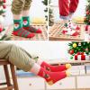 Hyiideong Christmas Socks for Boys Girls in Bulk 5 Pairs Xmas Socks for Unisex Toddler Baby Kids Holiday Festival Socks 5 Pack B 5-7 Years view 3