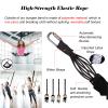 MZZKFC Suspension Bungee Fitness Set Wear-Resistant, Aerial Yoga Stretch Rope with Thickened Belt, Indoors Bungee Fitness Cord for Home/Gym/Dance Studio(X-Large - 77.5-100 kg) view 3