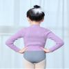 DanceDaily Long Sleeve Dance Sweater Knit for Girls Soft Purple Ballet Sweater for Kids Pullover Dance Sweater Winter view 4