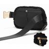 FORZAROCKET Plus Size Sherpa Fanny Pack | XL Extended Strap 70" | Gold Hardware | Women Fleece Crossbody Belt Bag view 3