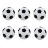 Mini Soccer Balls Set for Tabletop Games Colors, Pack of 6, Black view 1