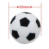Mini Soccer Balls Set for Tabletop Games Colors, Pack of 6, Black view 4