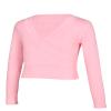 DanceDaily Pull on Dance Sweater for Girls Pink Ballet Sweater Kids Long Sleeve Dance Tops Soft Sweater for Dancing Winter view 1
