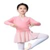 DanceDaily Pull on Dance Sweater for Girls Pink Ballet Sweater Kids Long Sleeve Dance Tops Soft Sweater for Dancing Winter view 2