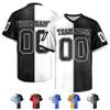 Custom House Divided Football Jersey, Custom Two Football Team Jersey, Football Jersey Uniform, Team Name and Number Football Jersey Shirt 5 view 1