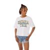 Gameday Couture Georgia Tech Yellow Jackets Women's Midi-Length Boxy Cropped Tee, 100% Cotton (US, Alpha, X-Large, Regular, Regular, WHITE) view 1