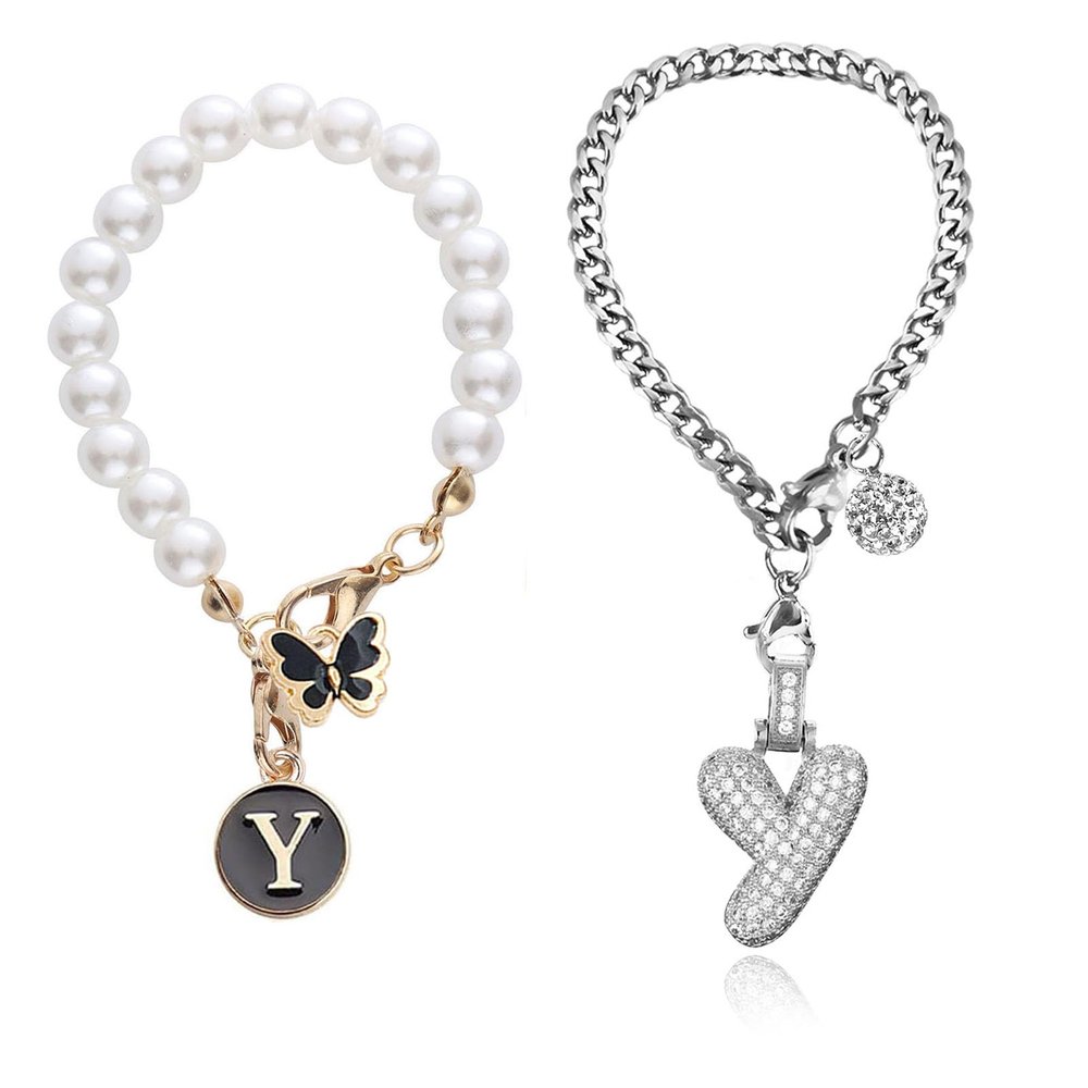 Cup Charms for Stanley Handle- Letter Charms Accessories for Stanley Handle 40 Oz Tumblers Gold Initial Keychain Water Bottle Cup with Diamond Glitter Jewelry Personalized Decorations