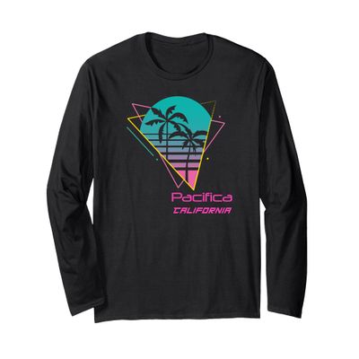 Retro Pacifica California Long Sleeve T-Shirt