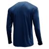 Men's Long Sleeve Basic Pullover Shirt Fashion Casual Stylish Henley Shirts Lightweight Soild Button T-Shirts (XX-Large,Blue) view 3