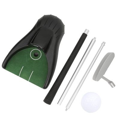 Vomeko Automatic Putting Cup,Golf Practice Putting Hole Auto Returning Golf Cup Training Aid, Golf Return Machine for Training Indoor Office