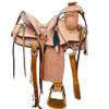 HUMAYL Saddlery Handmade Wade Tree A Fork Premium Western Saddles for Horses Equipment Leather Roping Ranch Work Equestrian Trail Horse Saddles Tack Size: 10"-18" inches Seat MO23 (15" inches Seat) view 1