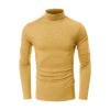 Men's Mock Turtleneck Long Sleeve T Shirts Casual Basic Half Neck Undershirt Lightweight Thermal Pullover Sweater (Large,Yellow) view 1