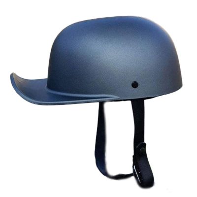 Baseball Style Motorcycle Half Helmet,DOT Approved Open Face Vintage Road Riding Street Scooter Skull Cap Bike ATV Helmet for Adults Men Women(Gray,XX-Large)