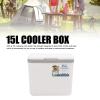 15L Insulated Cooler Lunch Box, Portable Hard Cooler with Heavy Duty Handle, Insulated Portable Cooler Travel Cooler for Camping Tailgating Beach Picnic Groceries Lunch More view 2