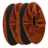 HANABASS 2pairs Bowling Shoe Covers Non-Slip Washable Flannel Protector for Adults Durable Anti-Slip Design for Women and Men Indoor Bowling Sport Accessories Brown view 1