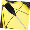 BESPORTBLE Aluminum Alloy Paddle Inflatable Boat Oars Kayak Paddle Replacement Ergonomic Grip view 4
