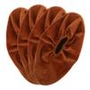POPETPOP Non-Slip Bowling Shoe Covers for Men Washable Reusable Shoe Protectors Warm Indoor Brown view 1