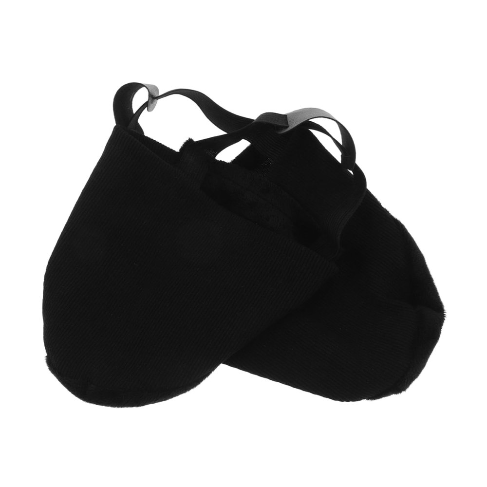 HANABASS Bowling Shoes Covers Bowling Shoe Slider Pads for Men Women Boys and Girls Accessories Gear Deflectors Black