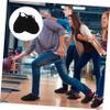 HANABASS Bowling Shoes Covers Bowling Shoe Slider Pads for Men Women Boys and Girls Accessories Gear Deflectors Black view 2