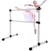 XAWSOP Ballet Barre Lightweight Aluminum Alloy Ballet Barre, Portable Training Stick with Adjustable Height, Perfect for Children and Adults, 1.2M/4FT,1.2M/4FT view 1