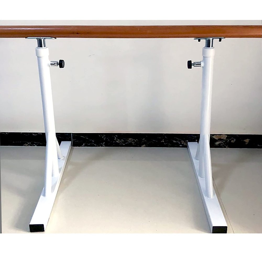 XAWSOP Ballet Barre 5 Feet Portable Barre Bar Home Adjustable Freestanding Ballet Stretch Dance Power Pole Dance Room School Fitness Equipment,