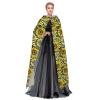 LIXLZH Bees Sunflowe Print Hooded Cloak Universal Adult Cape Witch Costume Halloween Costumes Carnival Cloak view 3