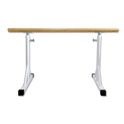 XAWSOP Ballet Barre Portable, Lightweight Adjustable Ballet Bar, Freestanding Barre Equipment Perfect for Adults Children Exercise Balance Flexibility, White,White-1.5 m