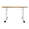 XAWSOP Ballet Barre Portable, Lightweight Adjustable Ballet Bar, Freestanding Barre Equipment Perfect for Adults Children Exercise Balance Flexibility, White,White-1.5 m view 1