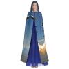 LIXLZH Aircraft Fighter Jets Print Hooded Cloak Universal Adult Cape Witch Costume Halloween Costumes Carnival Cloak view 2